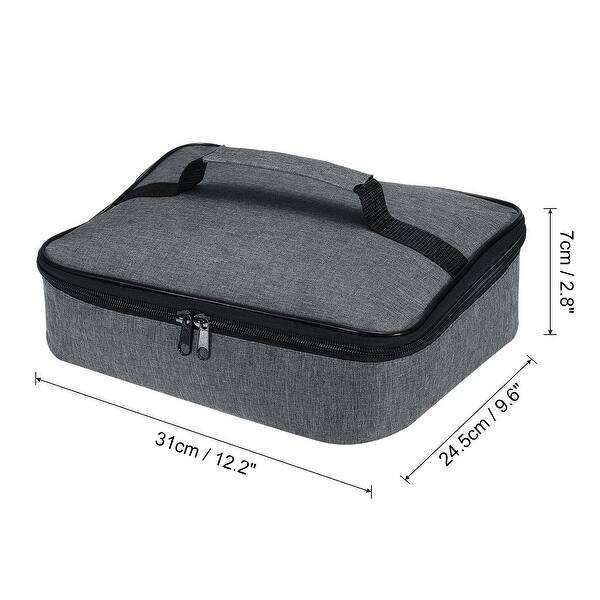 12.2"x9.6"x2.8" Portable Waterproof Insulated Lunch Tote Bag Lunch Box Bed Bath & Beyond
